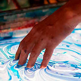 Печать водными красками